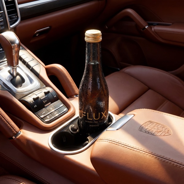 FLUX jasmine sparkling tea bottle